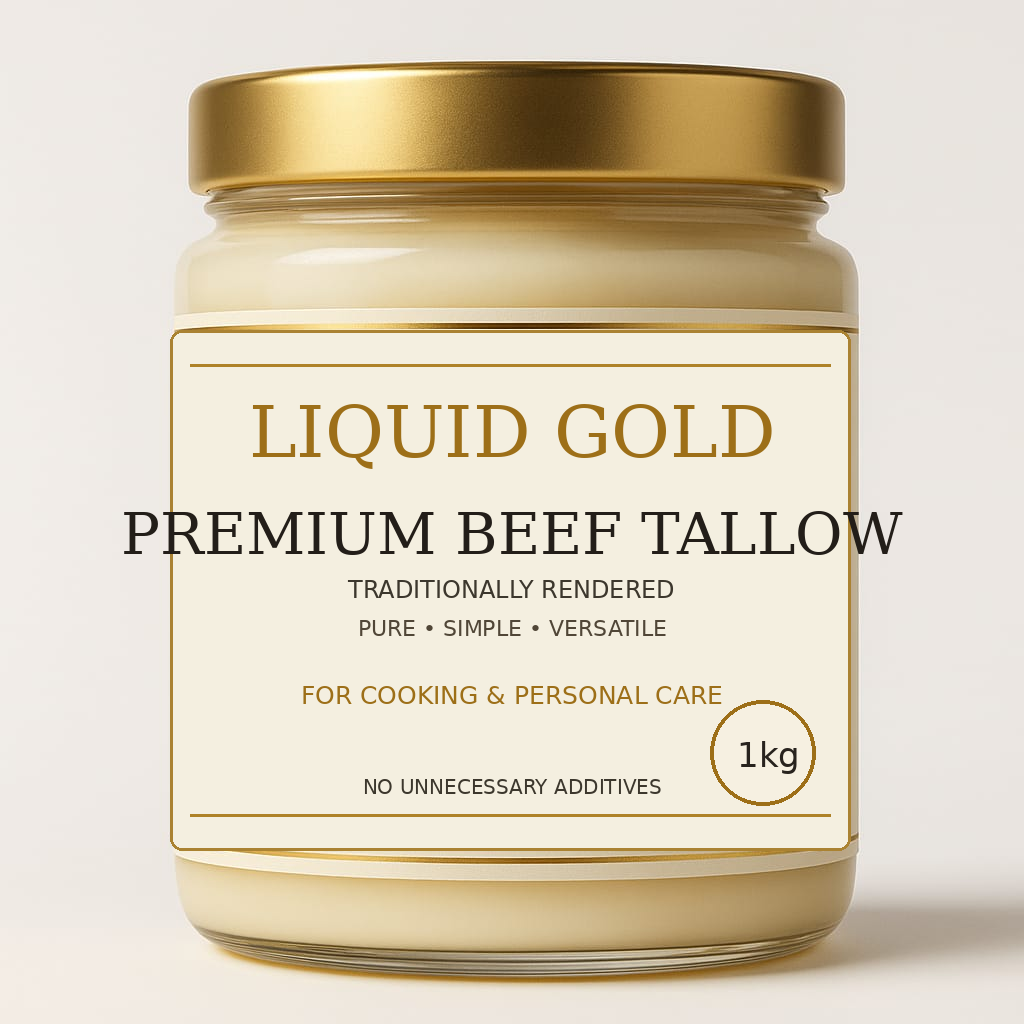 Liquid Gold Premium Beef Tallow 1kg
